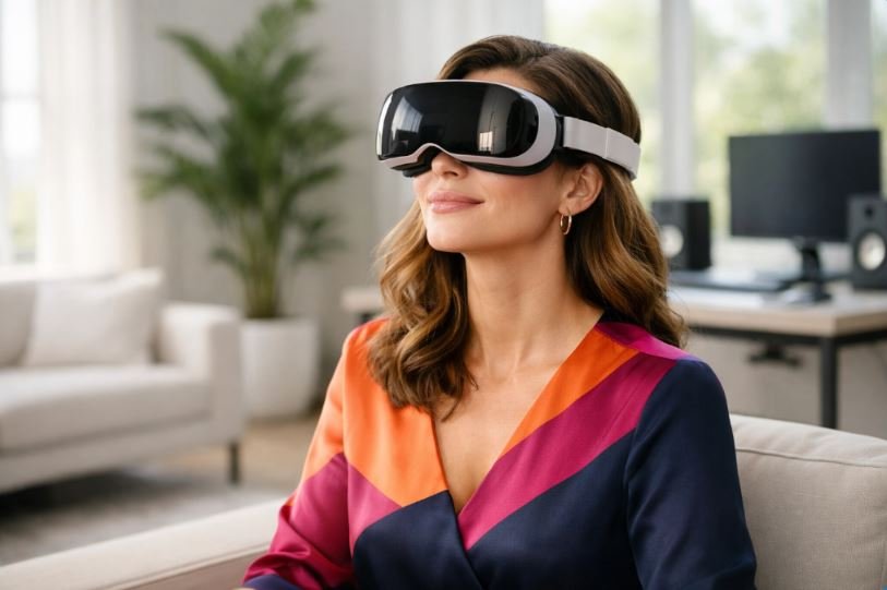A look at the Apple Vision Pro's spatial computing capabilities. (Source: Smart Gear Select)